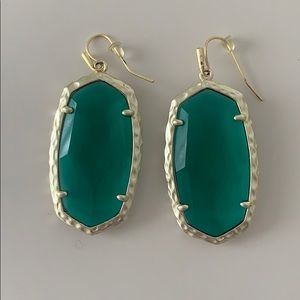 Kendra Scott Green Dani Earrings - New